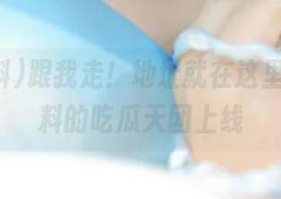 跟我走！地址就在这里，51黑料的吃瓜天团上线